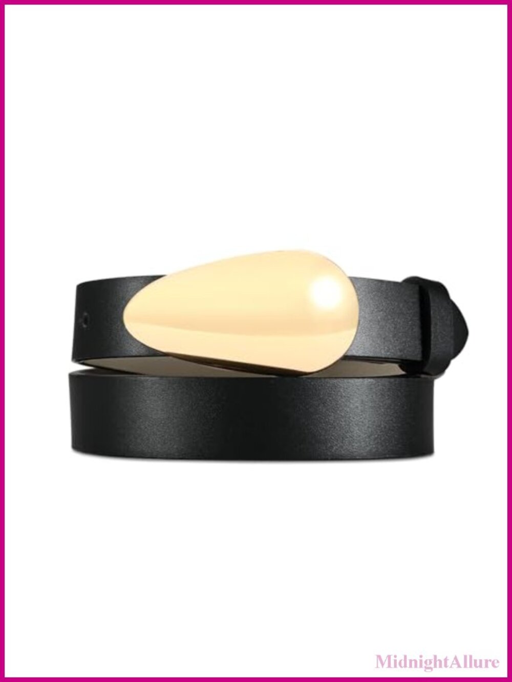 Genuine Leather Belt Women Gold Buckle Luxury Casual